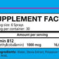 Biomaxx  Vit B12 Methylcobalamin ingredients