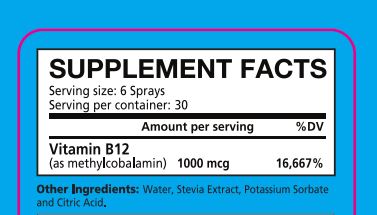 Biomaxx  Vit B12 Methylcobalamin ingredients